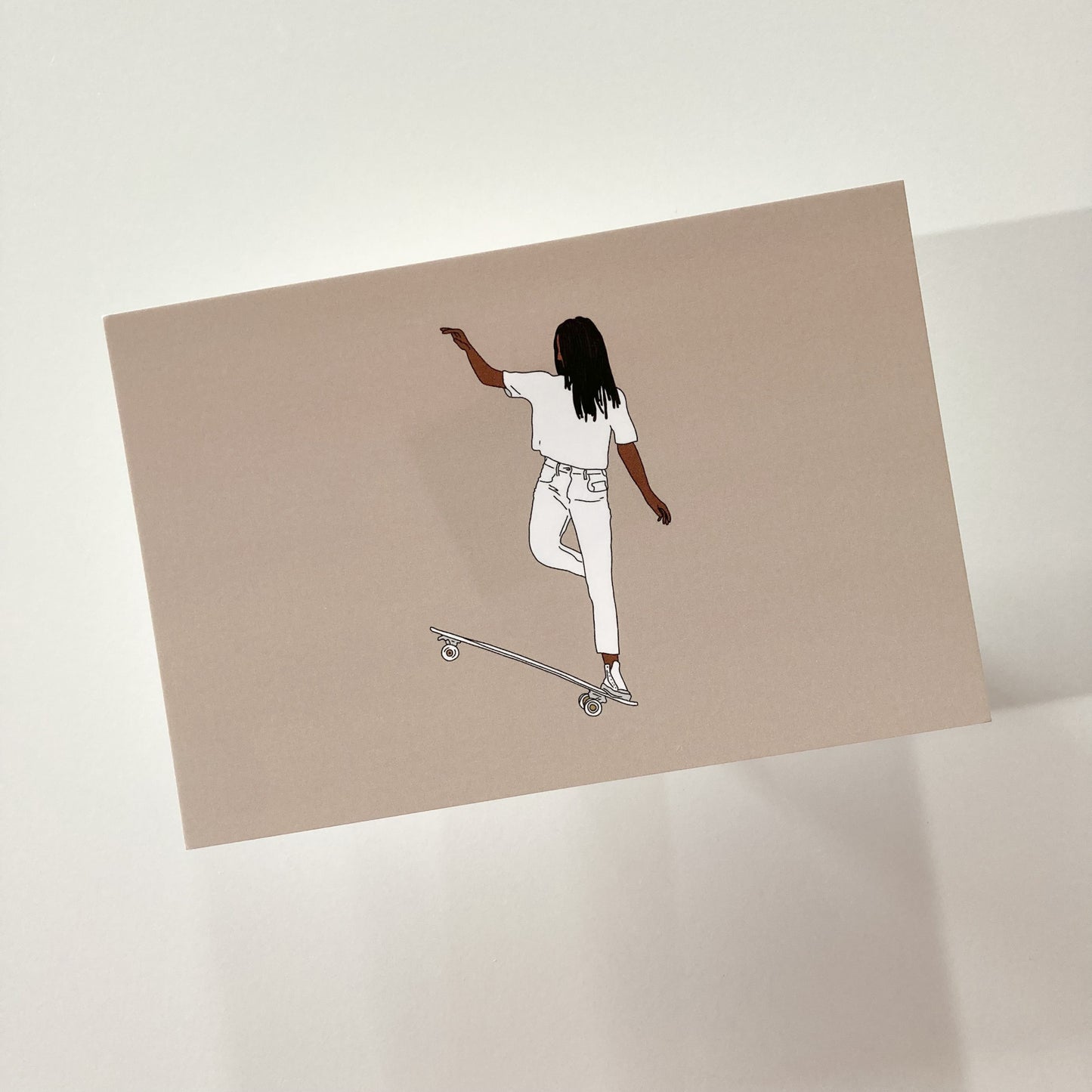 Skater Girl Postcard
