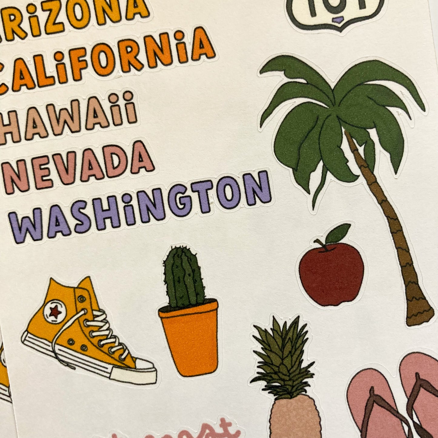 Best Coast Sticker Sheet